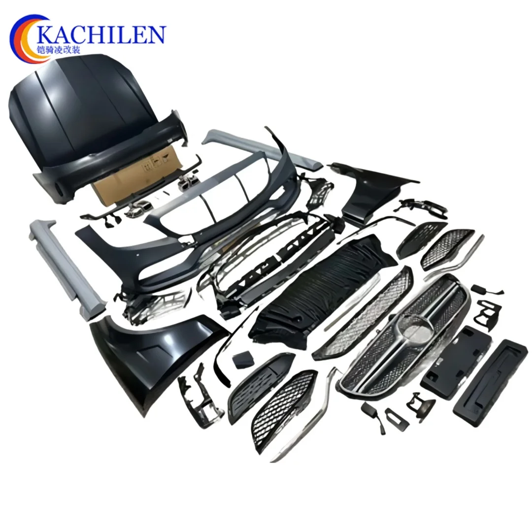 

W218 CLS63 Front Rear Bumper Hood Mud Flaps Side Skirts Body Kit for W218 CLS63