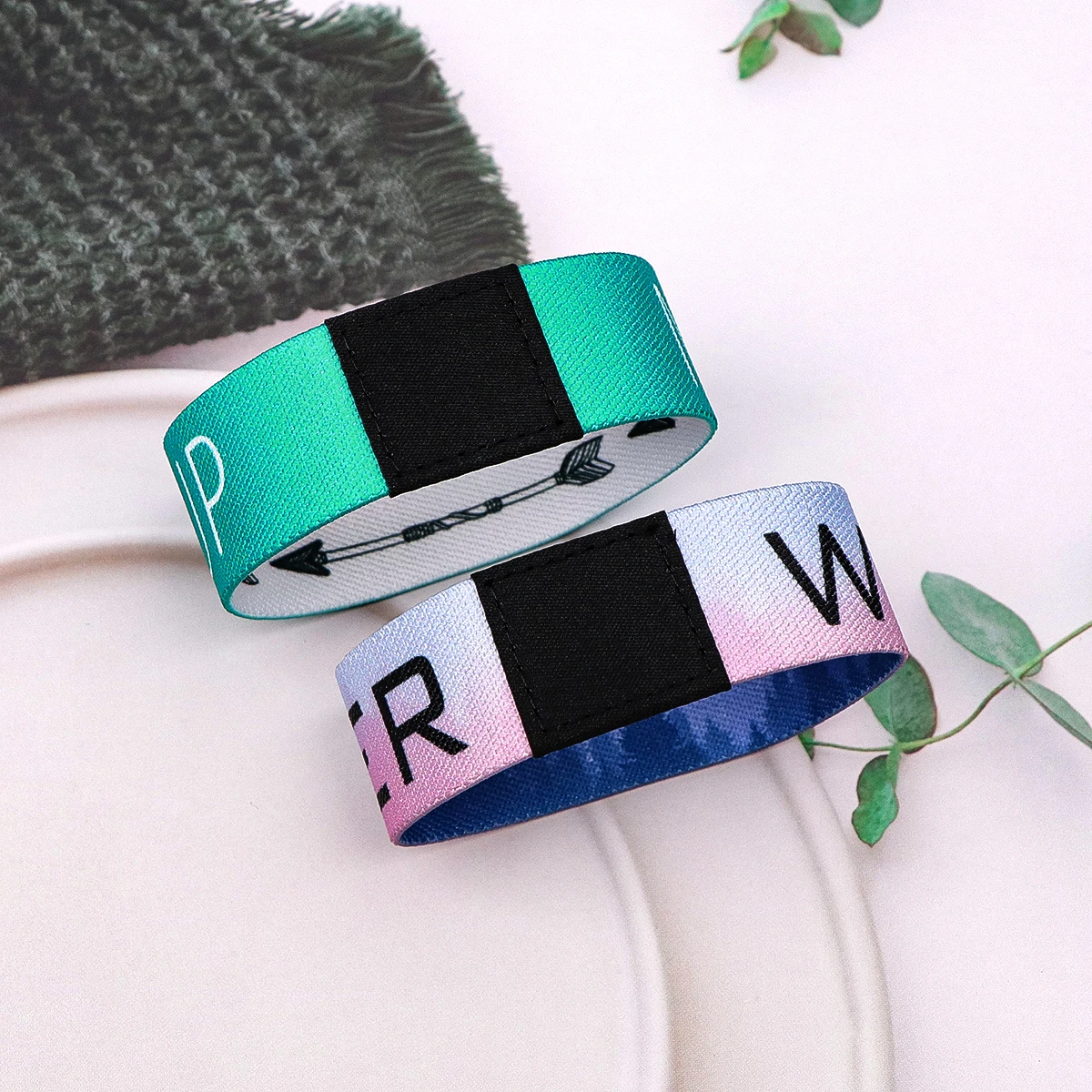 يقتبس الأساور المرنة سوار للنساء الرجال الصداقة سوار الأزياء التبعي هدايا الأصدقاء #5