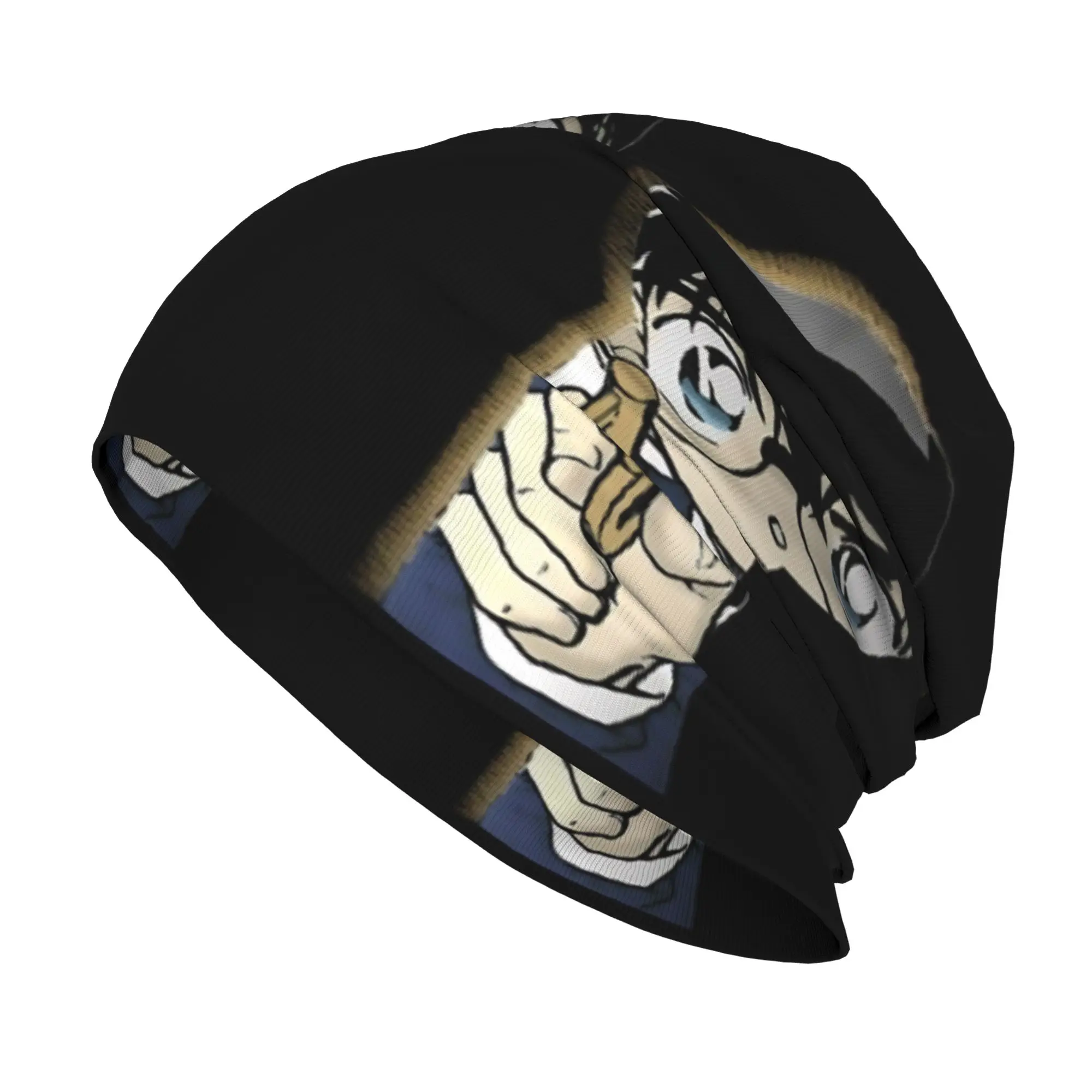 1 Piece D-Detectives ConanS Autumn Spring Hats Key Thin Hat Bonnet Special Skullies Caps Men Women's Earmuffs