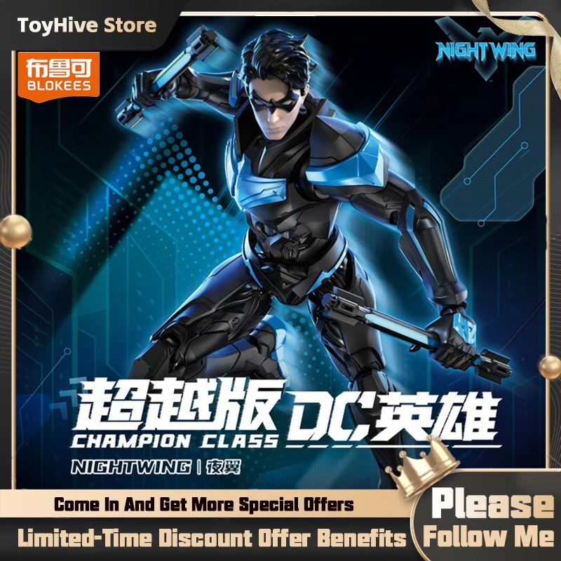 

В наличии: Оригинальные фигурки DC BLOKEES Nightwing Champion Class Heroes, конструкторы Justice League, куклы Брюса Уэйна, комиксные игрушки.