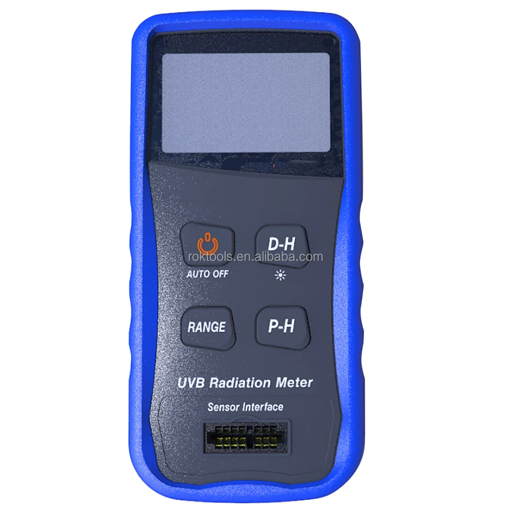 Roktools UVB Radiation Meter 297nm Peak Light Meter Blue MW UV Sensor Detector