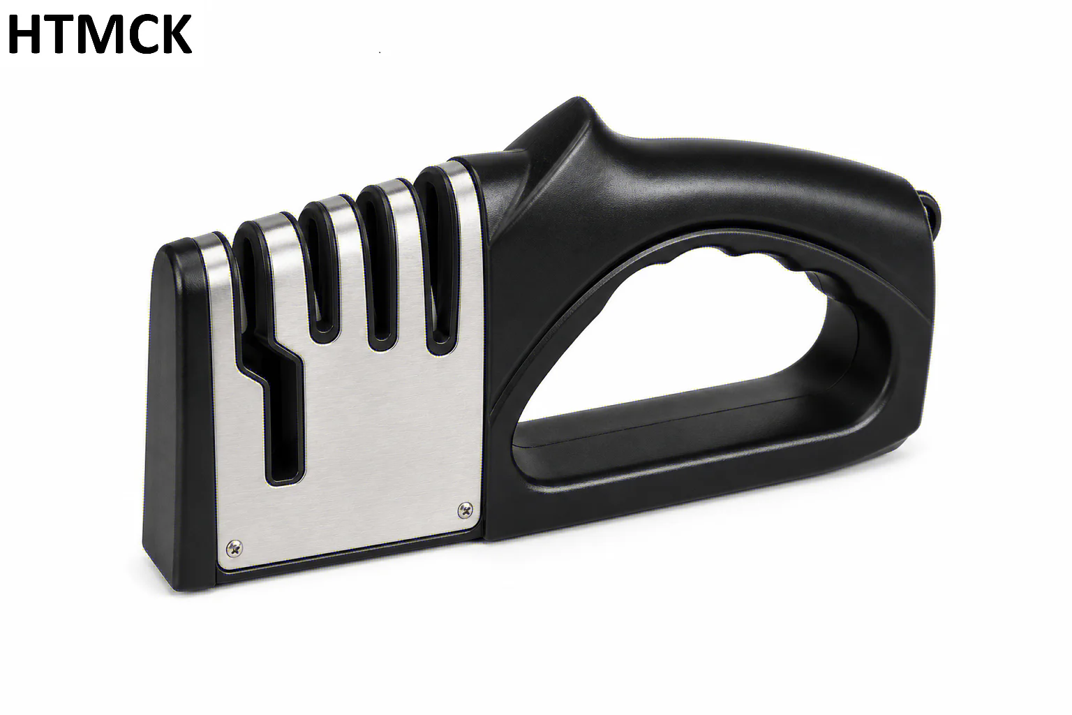 Aiguiseur de couteaux de cuisine multifonctionnel 4-en-1, outil d'affûtage portable pour couteaux et ciseaux avec base antidérapante, usage domestique