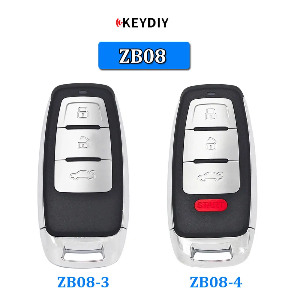 

KEYDIY ZB08 Универсальный KD Smart Key ZB08-3 ZB08-4 ZB Series Keyless Go Автомобильный пульт дистанционного управления для KD-X2 KD MAX Key Programmer