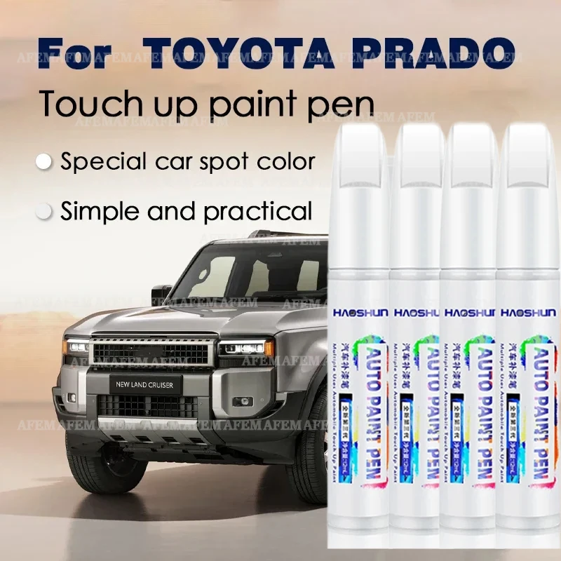 Professional Touch-Up Pens for Toyota Prado -2000 & 2024 - GX, GXL, VX - Color Options Black  White Red Green Gray Polar Grey
