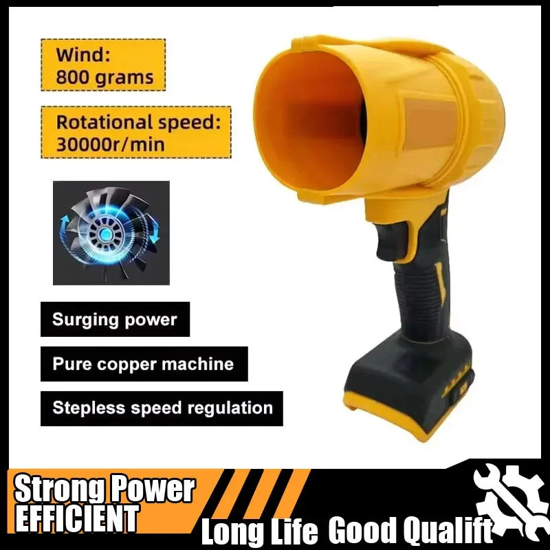 جديد 30000 دورة في الدقيقة أداة منفاخ الهواء اللاسلكي مروحة تربو يده مروحة عنيفة مجفف 20 فولت قابلة للشحن الغبار صالح ديوالت تهب #1