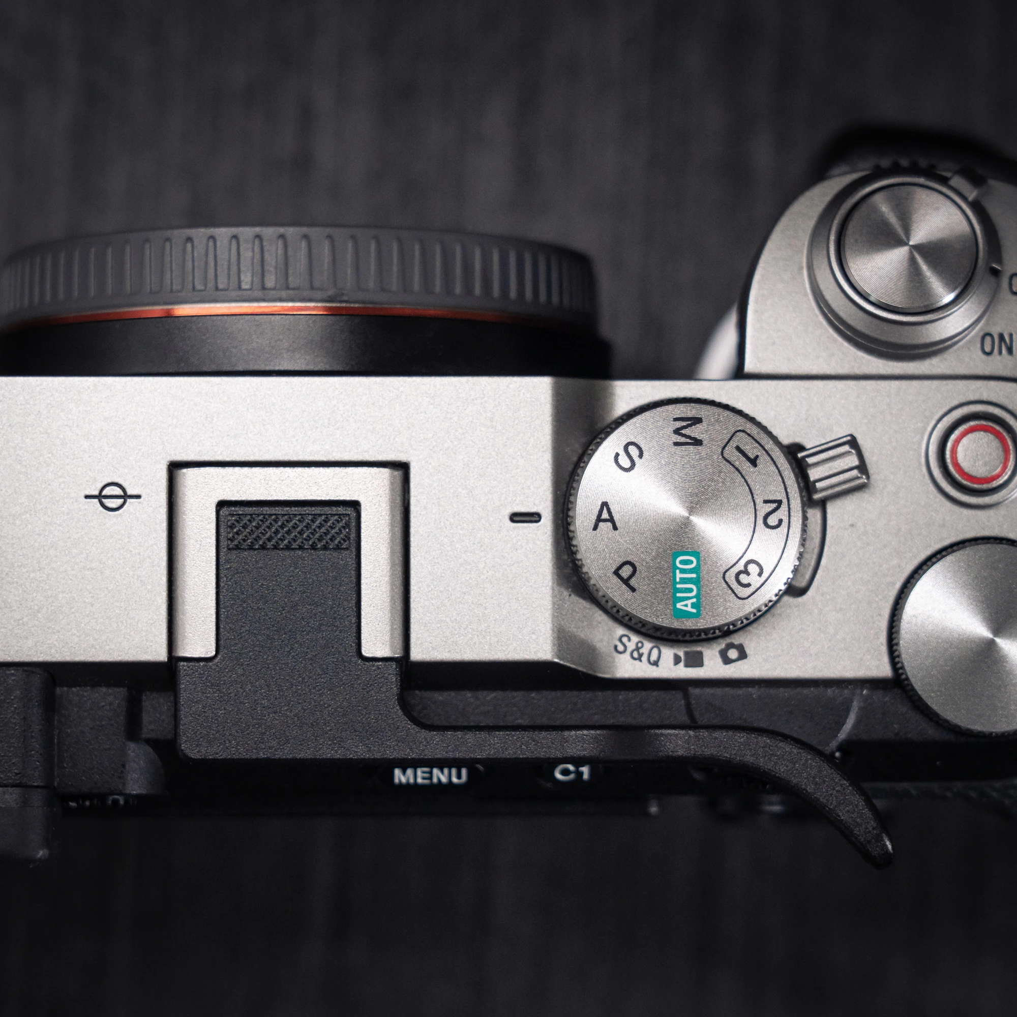 Aluminium Metall Blitzschuh Daumen-Up Blitzschuh Daumen-Up Grip für Sony A7C2 A7CR A7C Kamera Handgriff – Detail 15