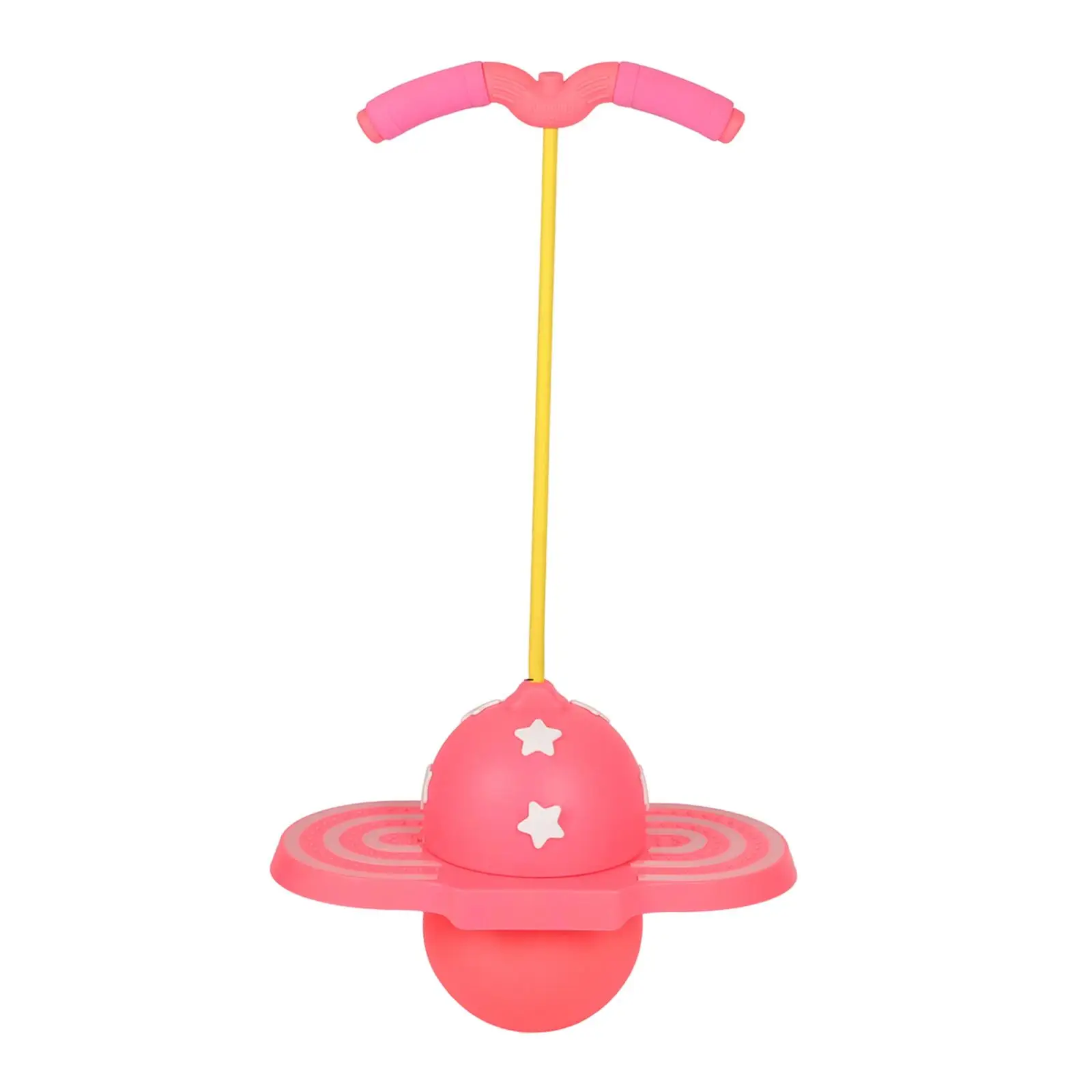 Kids Jump Ball High Jumping Toy with Colorful Light Funny with Handle Novelty Adorable Nonslip Bouncing Ball for Gift Workout