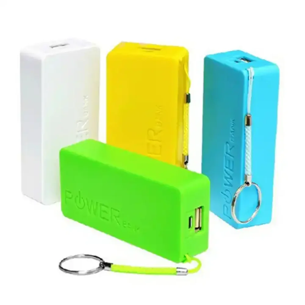 DIY Power Bank Box 5V 1A Portable 18650x2 USB Battery Charger Case Mini Kit Storage For Mobile Phone MP3 Electronic Charging