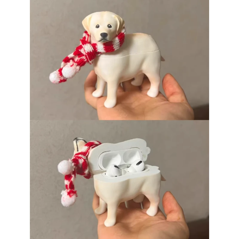

Labrador Puppy Cute Earphone Case for Airpods Pro1 2 Custom 3D Print Pla Decoration Originality AirPods1/2 Earphone Case Gift