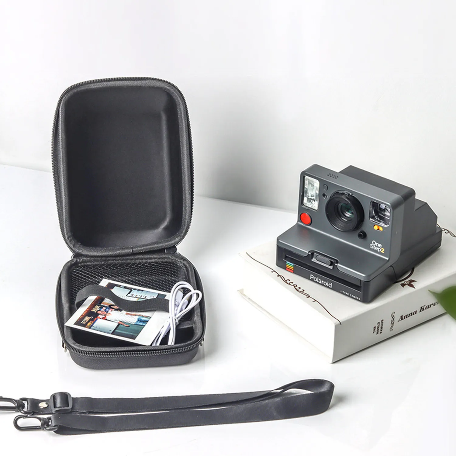 Bolsa para câmera adequada para câmera instantânea, capa protetora para Polaroid Now /Onestep/Flip/Gen2/3, bolsa de armazenamento.