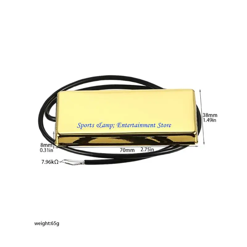 G7NF Doppelspulen-Gitarren-Tonabnehmer, geeignet für E-Gitarren und Pickup-Box-Gitarren, mit Vollwachsverguss zur Vermeidung von – Detail 6