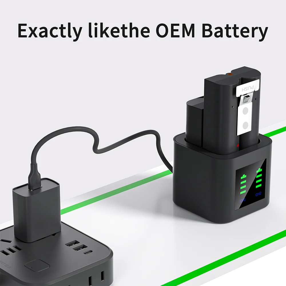Bateria litowo-jonowa 6800mAh do Ring-Video V4, kompatybilna z dzwonkiem wideo Ring Video Doorbell 4/3/2 i kamerą Stick Up Cam (2. i 3. generacji), 3,65V — zdjęcie produktu 6