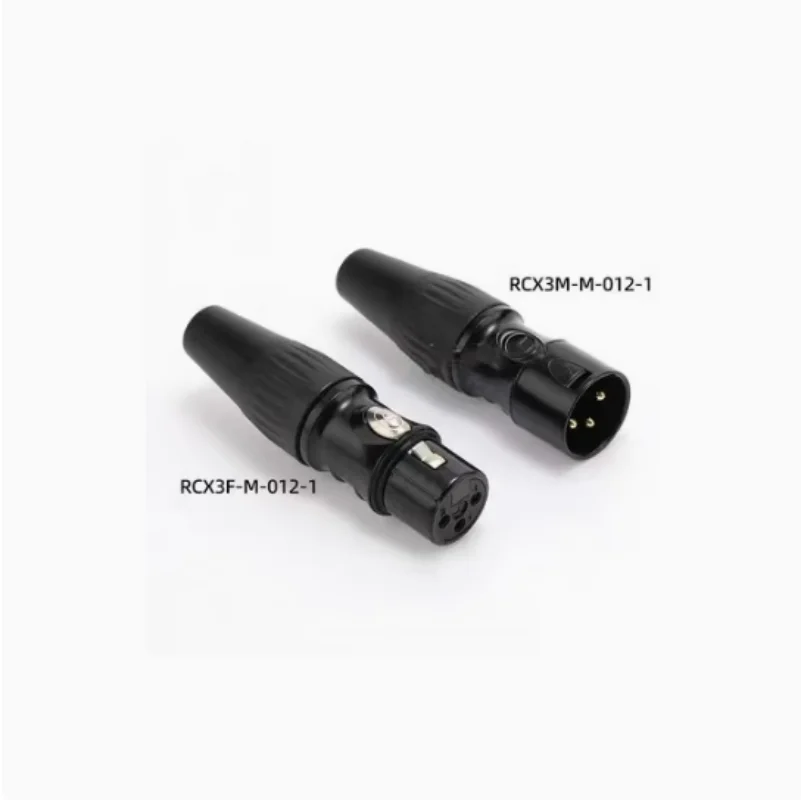 

20 шт. RCX3M-M-012-1 Трехжильный разъем для аудиомикрофона «папа» и «мама» с позолоченным разъемом с головкой XLR