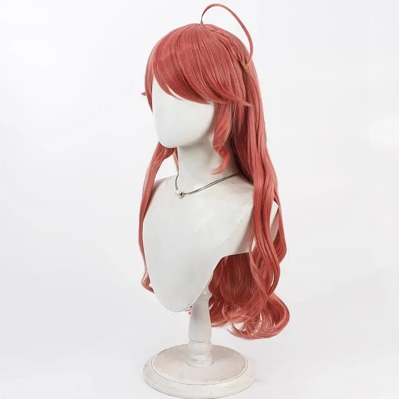 

2025 aaa Anime Game Virtual YouTuber Flower Rhapsody Sakura Miko Cosplay Wig Long Wavy Orange Red Heat Resistant Hair Halloween