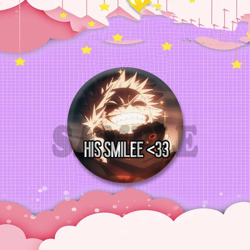 Cartoon Charakter Katsuki Bakugo Taste Brosche Kreative Anime Emaille Pins für Rucksack Kleidung Zubehör Abzeichen Schmuck Geschenke