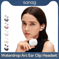 Sanag F30 Teardrop Arc Open Ear Teardrop Arc Bluetooth Earphones Deep Bass Wireless Headphones Audiophile-grade HIFI Sound Quali