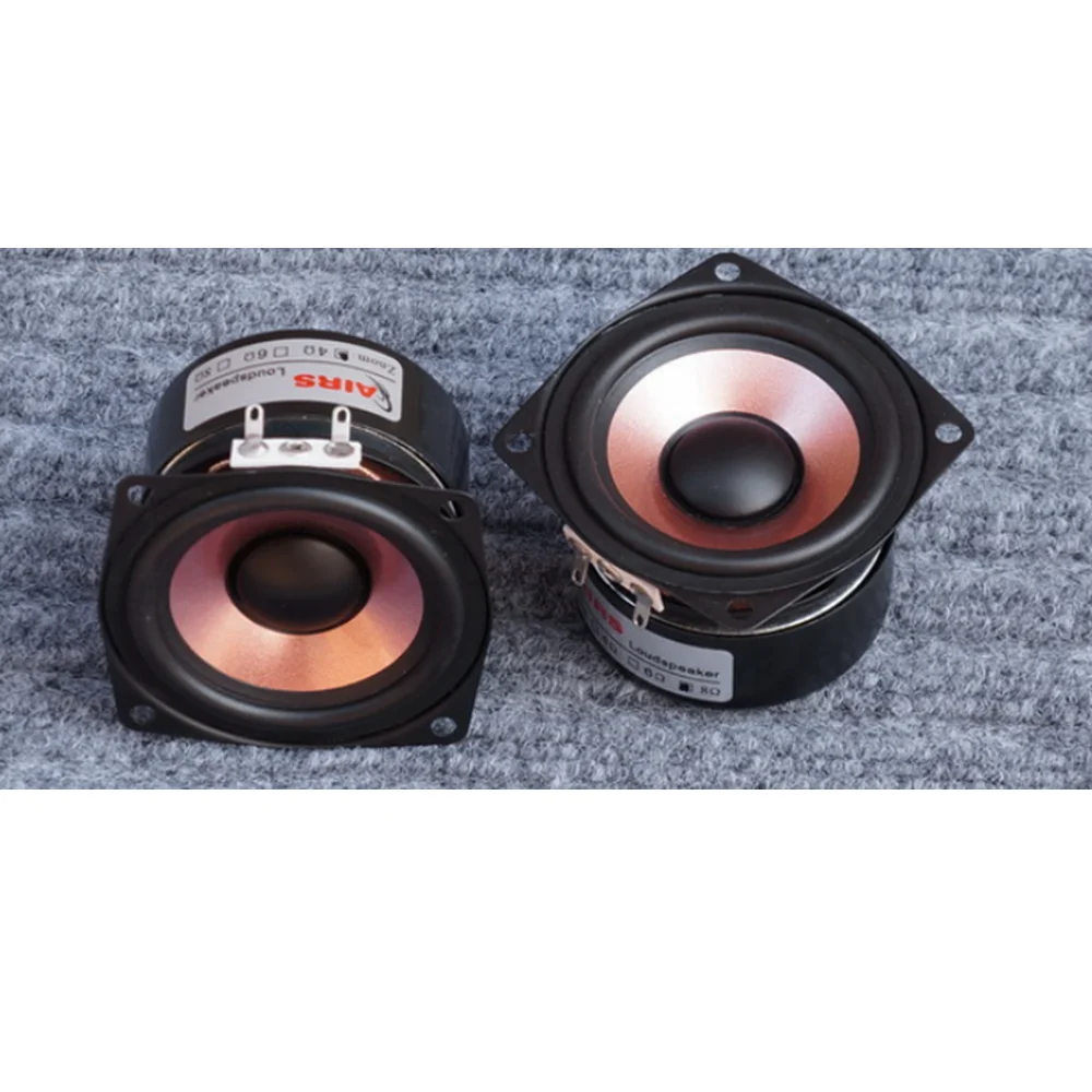 1 par 2.5 "Polegada gama completa de áudio alto-falante de alta fidelidade estéreo woofer loudspeake 48 8-15w