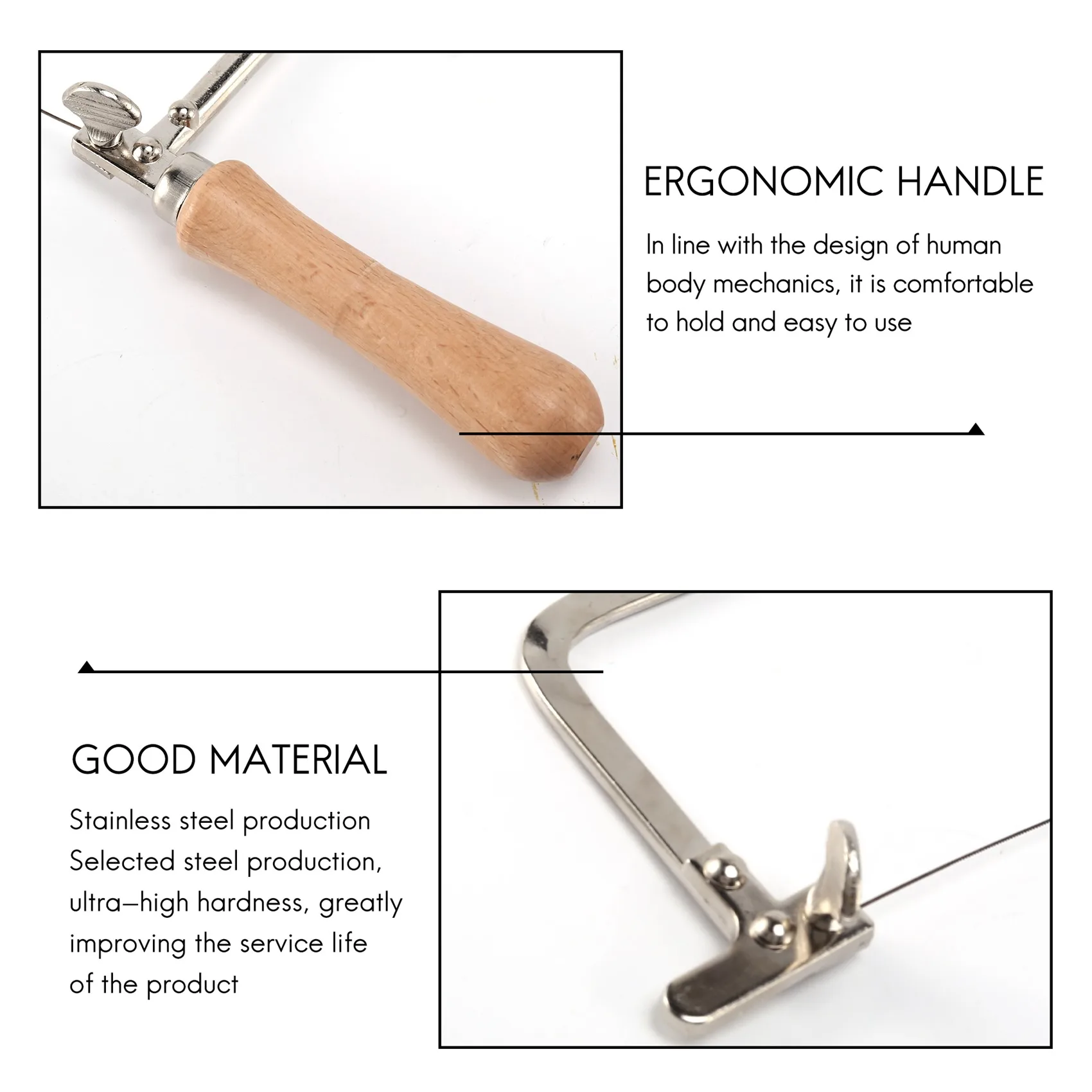 Professional Adjustable Saw Bow Wooden Handle Of Jewelry Saw Frame Hand Tools Jeweler'S Saw Frame