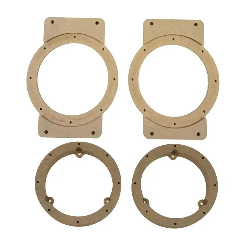 3X Car Speaker Spacer Wooden Speaker Mounts For Jimny JB64 JB74 2018-2020 Car Audio Horn Refit Rings Mat Mount view 4