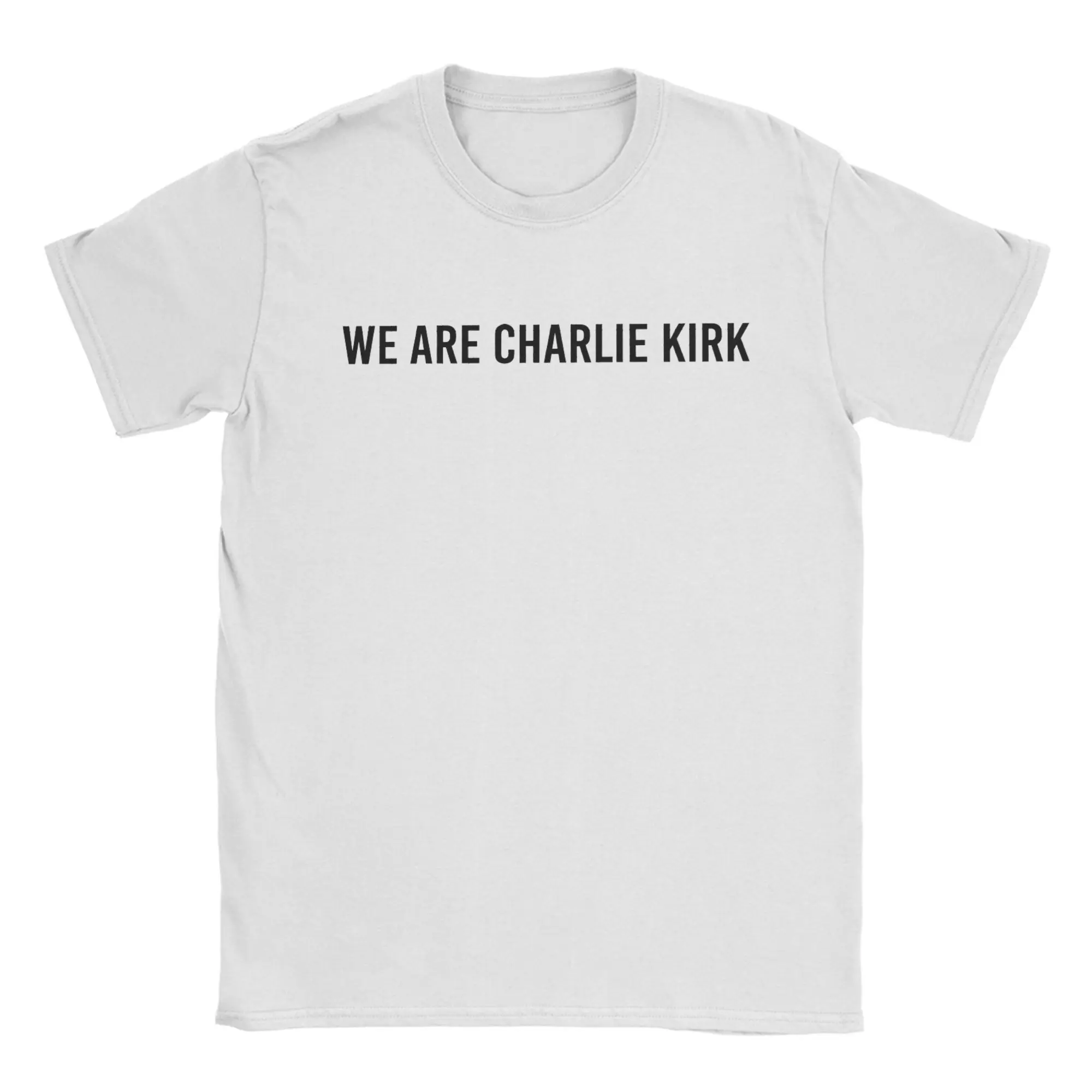 Men Women's Pray For Charlie Kirk And His Family T Shirt  Cotton Clothing Humor Short Sleeve Round Collar Tees Gift T-Shirt