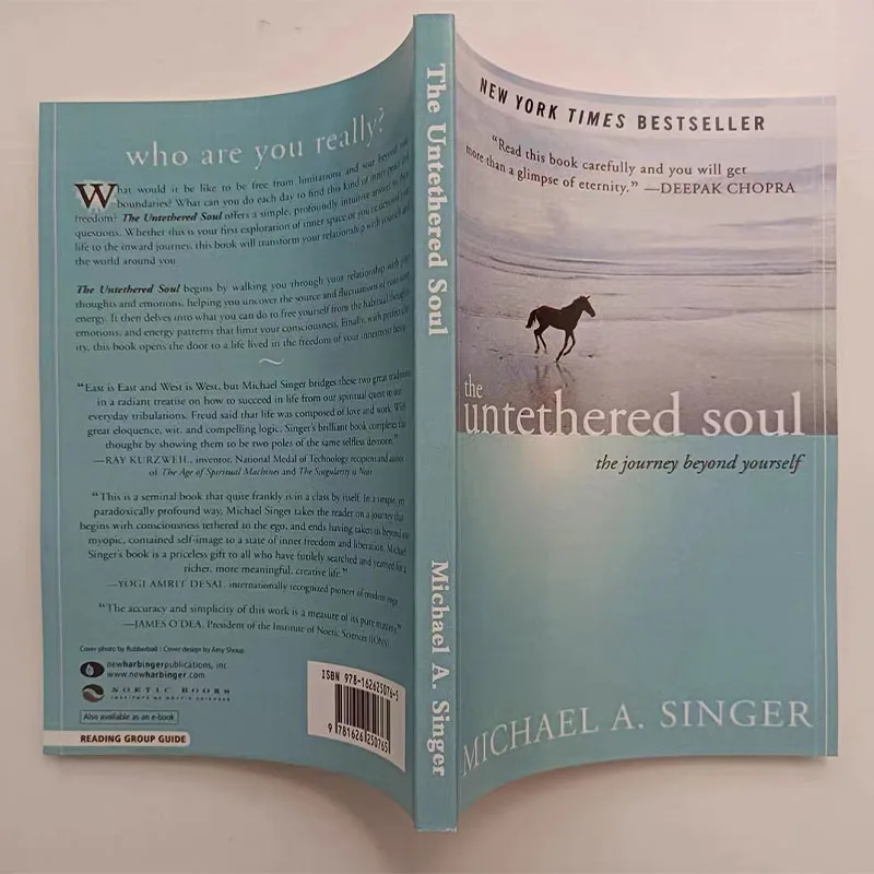 The Untethered Soul di Michael A. Singer The Journey Beyond Yourself Novel #1 New York Times Bestseller libro Paperback