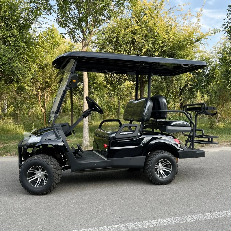 Wholesale Cheap 2 Row 4 Seats Electric Golf Cart with All Colors CE Golf Buggy Trolley for Golf Course