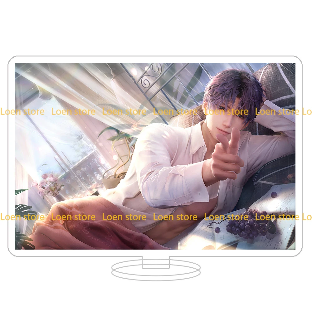 Loen Store Love And Deepspace XAVIER ZAYNE RAFAYEL SYLUS Virtual boyfriend HD acrylic stand keychain Girl gift desktop ornament