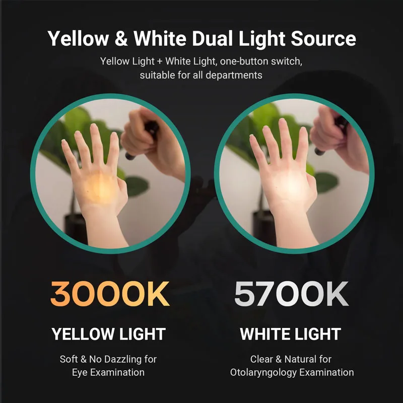 Nextorch Dr.K32 Professional Medical/Doctor Penlight, White/Yellow Dual Lights, RG0(Risk Exempted),Type-C Rechargeable