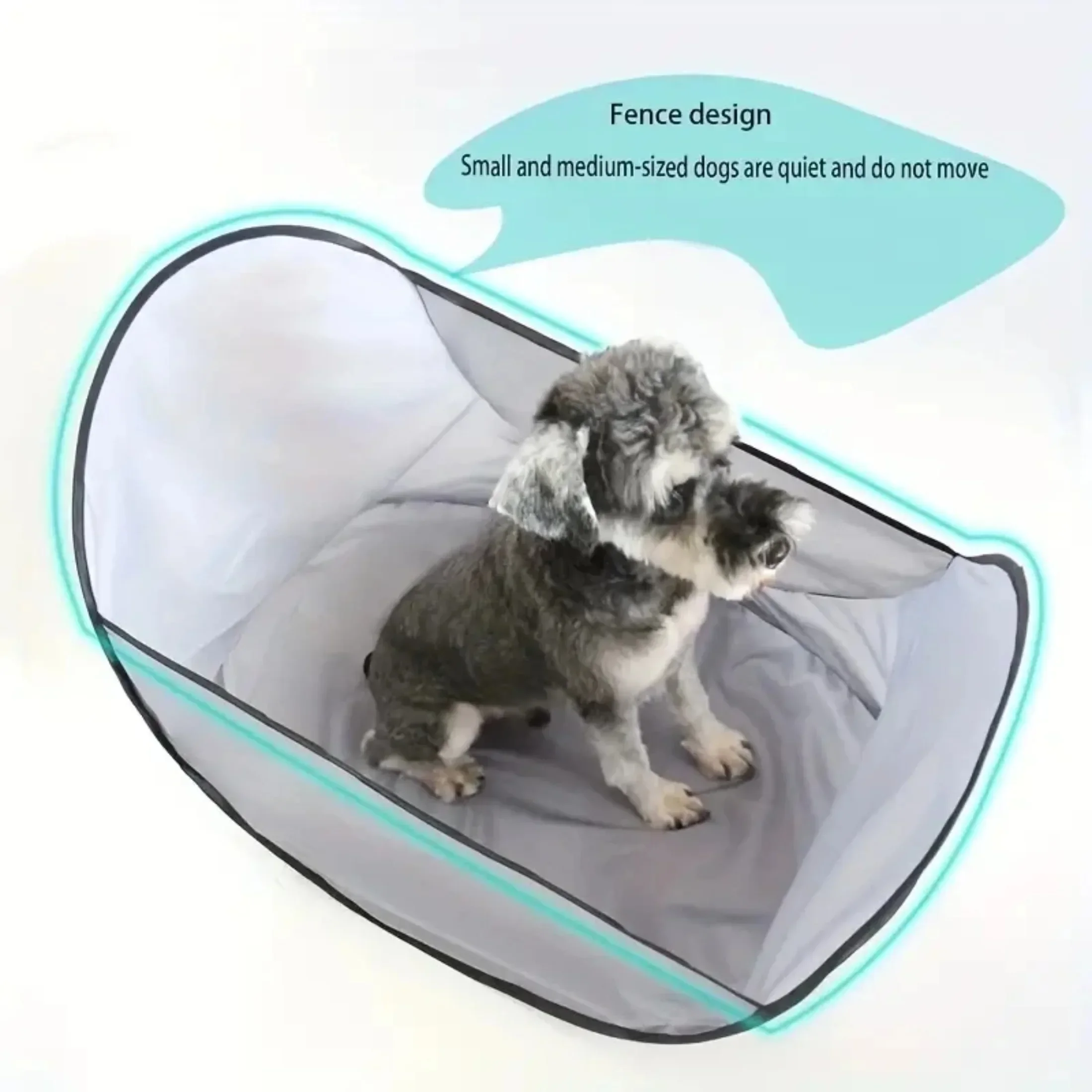 Easy Dog and Cat Hair Catcher Tent - Waterproof Adjustable, Neat Barbering Cape for Easy Trimming and Shaving