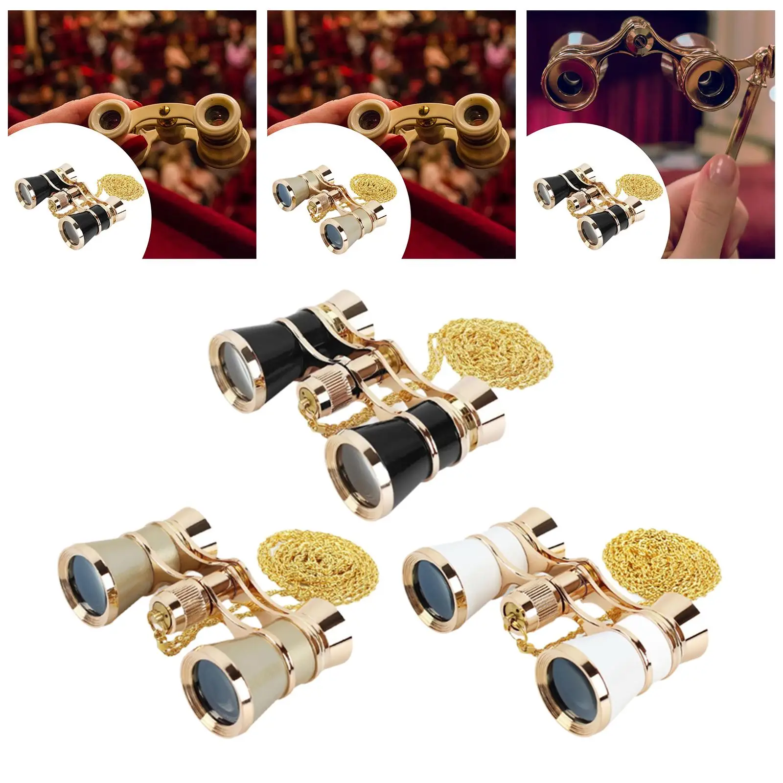 

Театральный бинокль 3x25, многофункциональный телескоп для путешествий, музыкального концерта