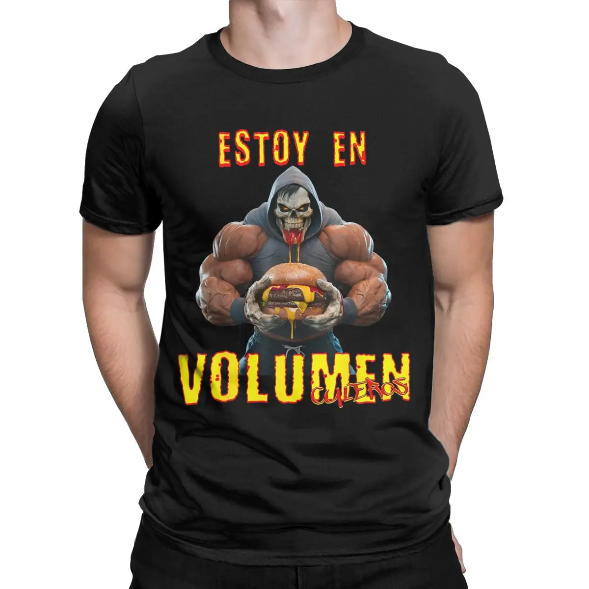 Summer Estoy En Volumen Bro Men Women's T Shirts Calacas Chidas Gym Merch Humor Tee Shirt T-Shirts Cotton Unique Clothes