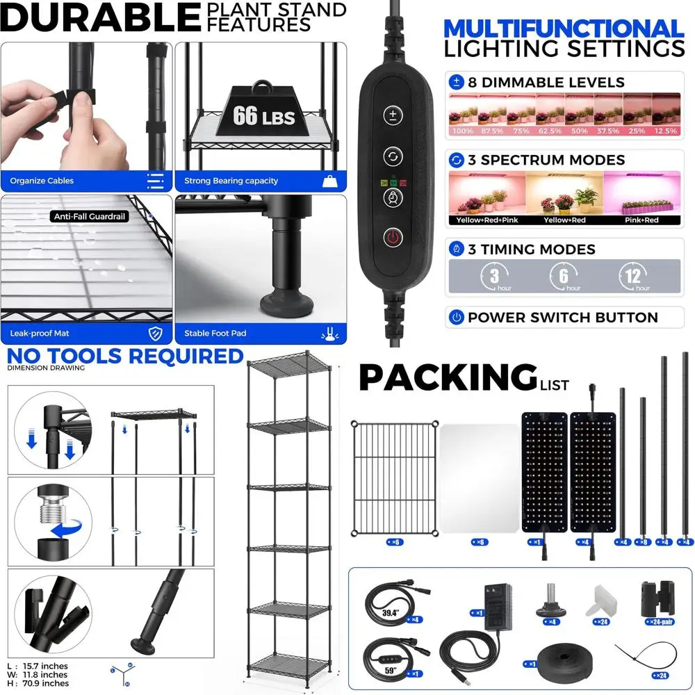 6-Tier Plant Stand …
