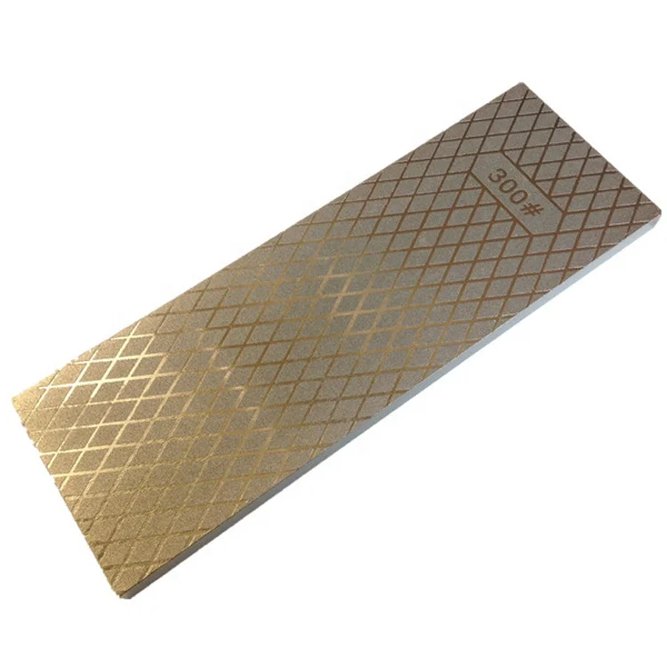 Double-sided kitchen knife whetstone 600 1200 gravel diamond whetstone with base steel