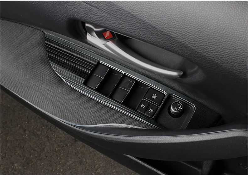 Für Toyota Corolla E210 Hybrid 2019 2020 2021 2022 2023 2024 Edelstahl Auto Tür Fenster Glas Lift Schalter Taste panel Abdeckung – Detail 13