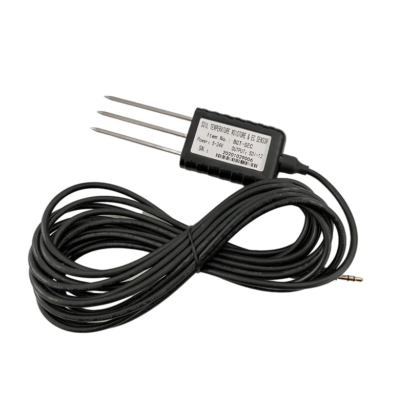 BGT Customized Agriculture Industrial 4-20mA 0-5V 0-2V 0-3.3V RS485 Soil Moisture temperature probe sensor