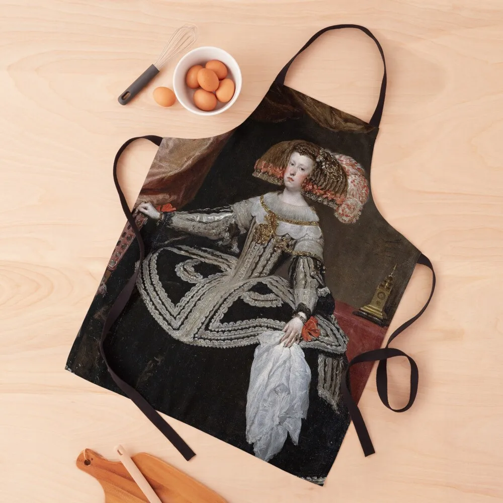 Copy of Velazquez - Portrait of Habsburg royal Apron cookings for women Children'S japanese style Apron