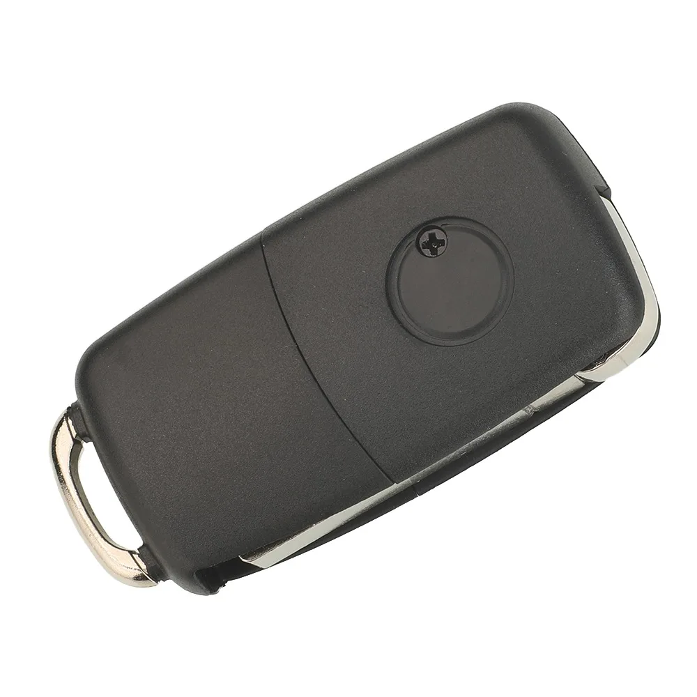 jingyuqin Flip Folding 3 Buttons Remote Car Key Shell For Volkswagen VW Jetta Golf Passat Beetle Polo Bora Fob Case