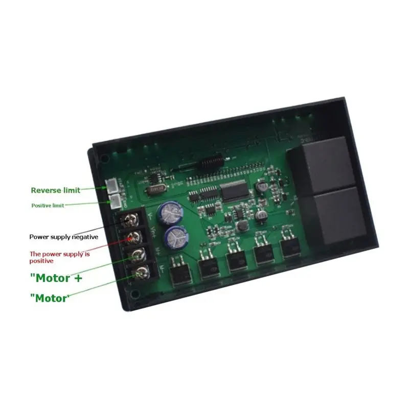 B04B-LCD Smart Digital Display Adjustable PWM DC Motor Speed Controller DC10-55V 60A Timing Reversible Remote Control