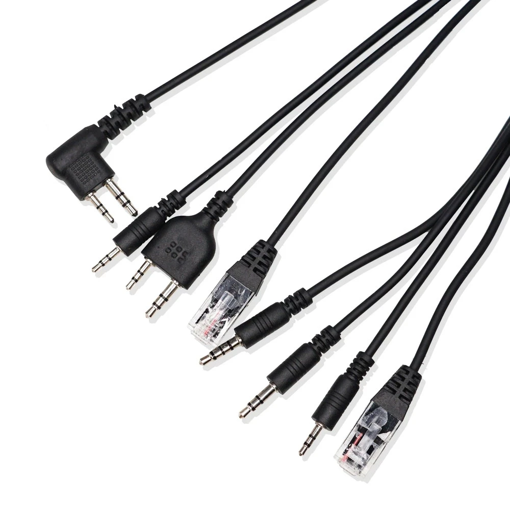 8 in 1 Multi-functions USB Programming Cable with CD Baofeng Walkie Talkie UV-5R UV-82 for Motorola TYT Kenwood Yaesu HYT Radio