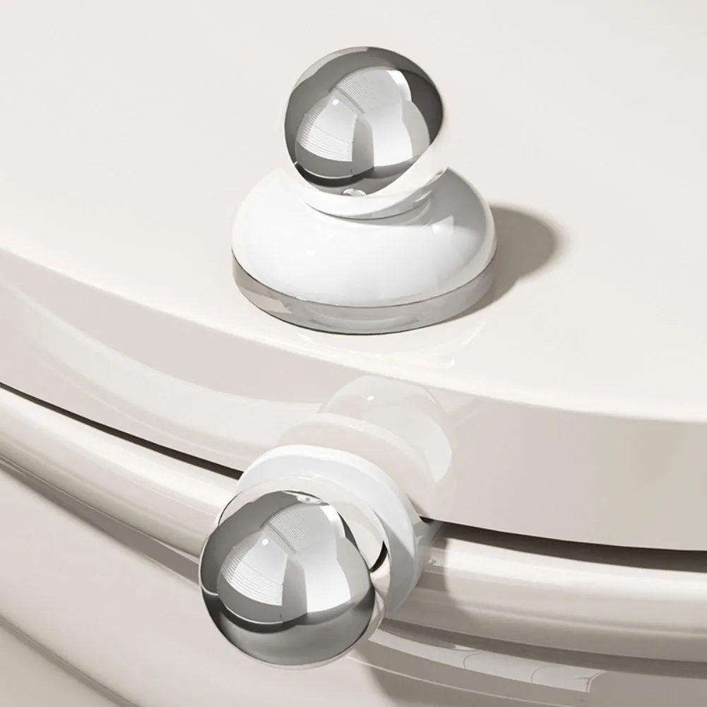 Toilet Seat Cover & Toilet Seat Mat Handle Kit, Easy Operate Long-term Use Toilet Lid Handle Lifter Cabinet Drawer Handle Lifter