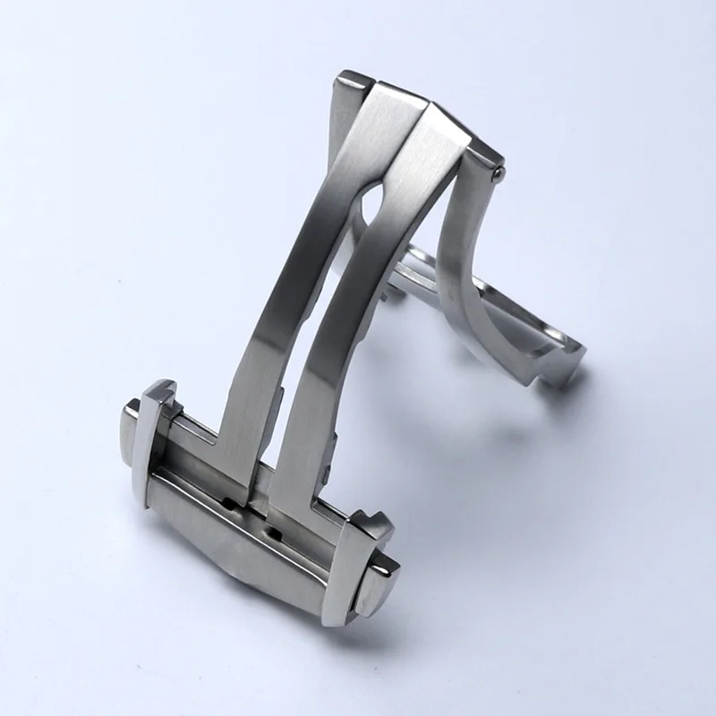 18mm 316L Stainless Steel No Welding Watch Buckle - Original Integrated Folding Clasp High Quality for Omega Seamaster Replaceme - view 2