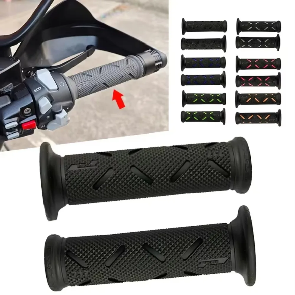 22MM Universal Motorcycle Handlebar Motorbike Grips Rubber Modification Accessories Moto Handles For Honda Suzuki Ducati Benelli