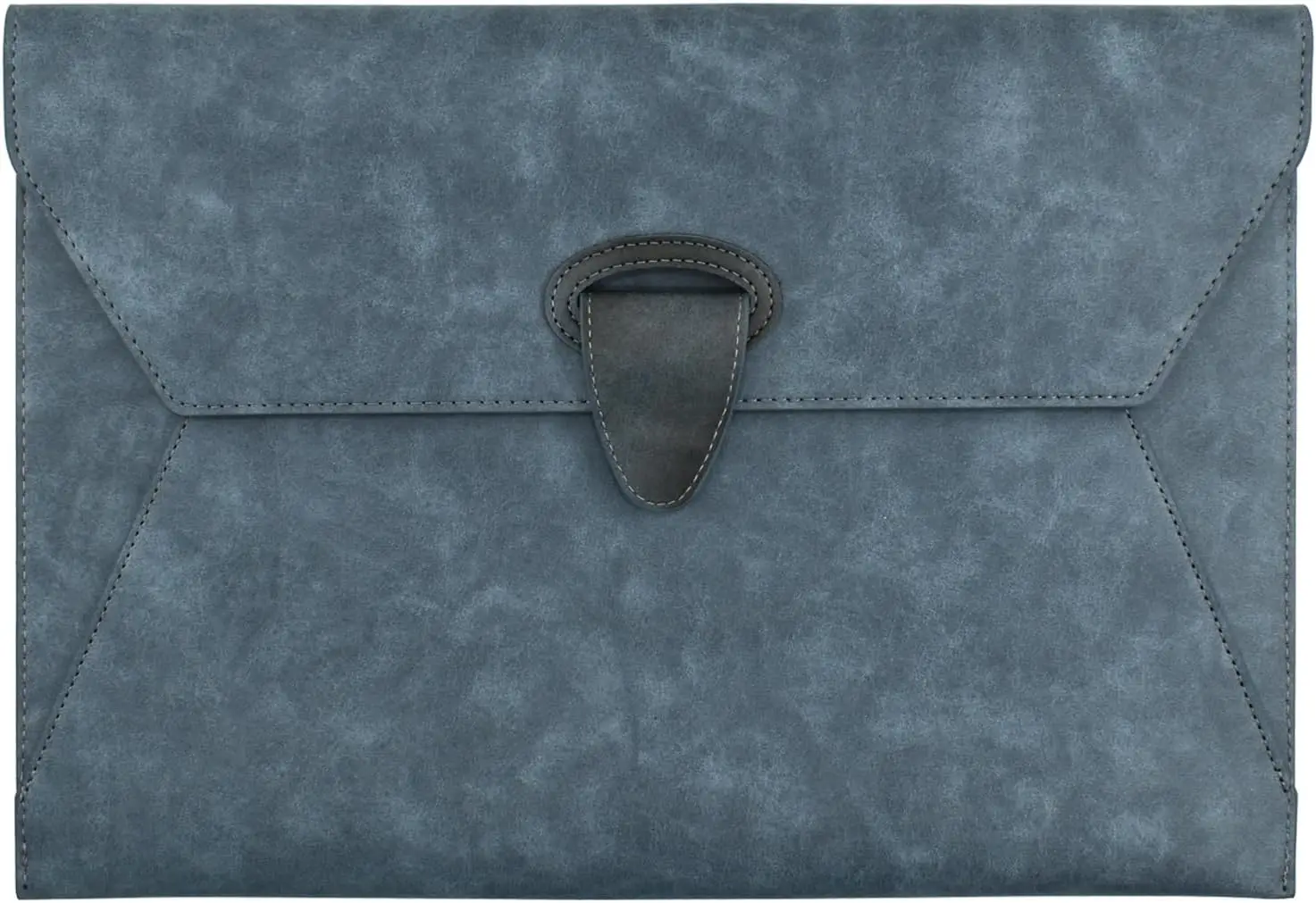 PU Leather A4 File Folder Document Holder Waterproof Portfolio Envelope Folder Case with Magnetic Snap Button Closure&2 Pockets