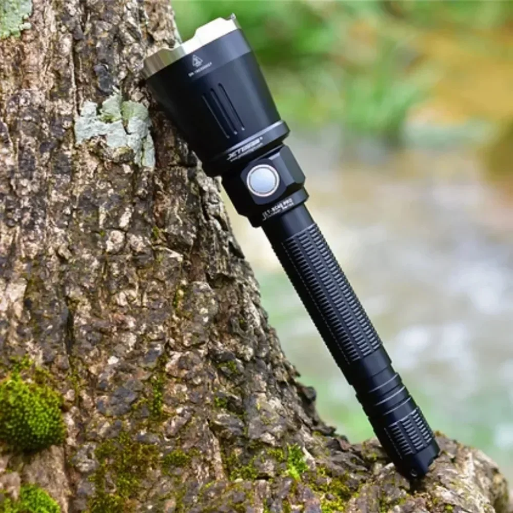 

Jetbeam RRT01 Mini LED Flashlight 950 Lumens Rechargeable Torch Lights by 18350 Battery for Camping Self-defense Hiking