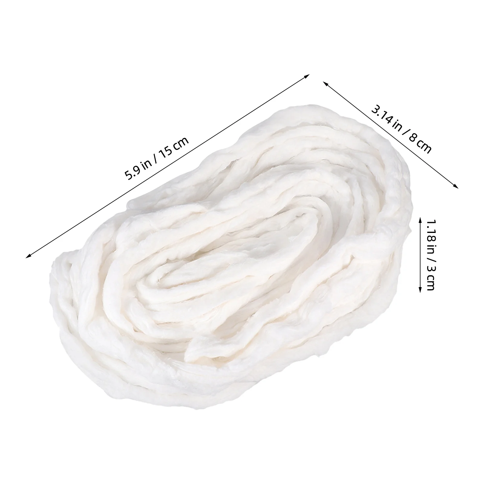 190G 살롱 코튼 롤 뷰티 메이크업 리무버 스트립 민감성 피부용 제로 린트 헤어 펌 염색 스타일링 매니큐어 페디큐어용