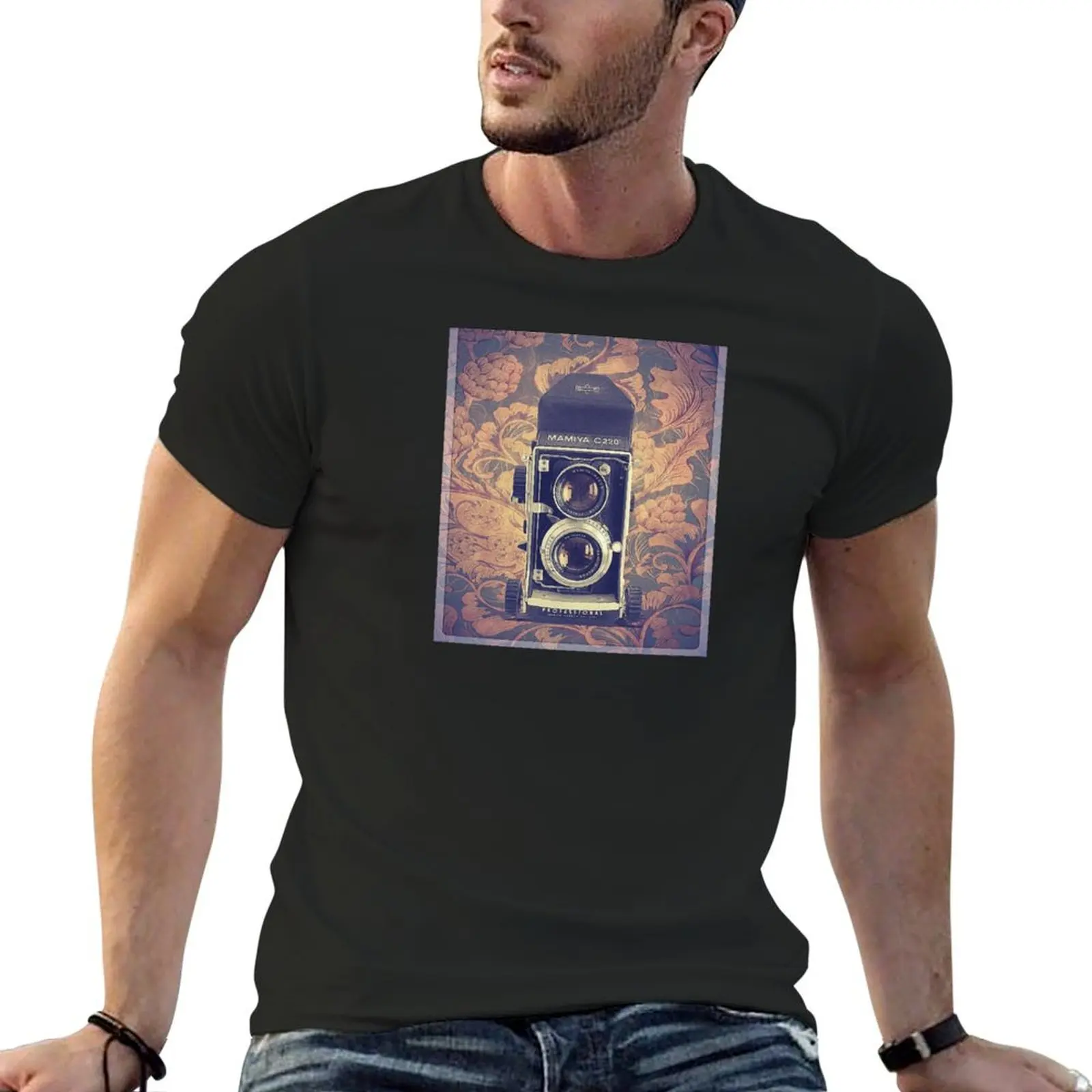 Antique Mamiya C220 - Vintage Color T-Shirt man t shirt anime stuff rapper graphic tees mens graphic t-shirts anime