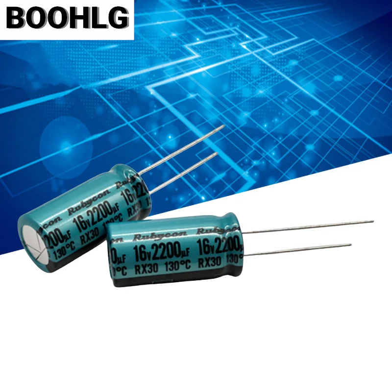 3 PCS 16v 2200 uF capacitor eletrolítico RX30 resistência de alta temperatura 130 graus