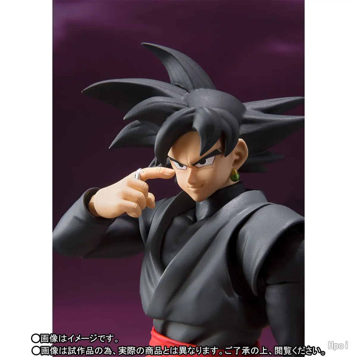 14CM Dragon Ball SHF Son Goku Black Clothes Super Saiyan Anime Handmade Action Figures Desktop Case Decoration Ornament Gift