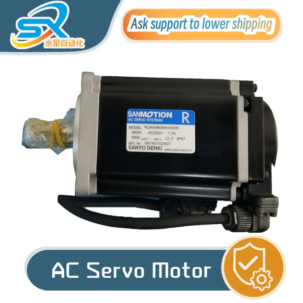 

100% Genuine Mini Sanyo AC Servo Motor R2AA06040HXH00 400w for Industry Machine Please Consult Before Ordering