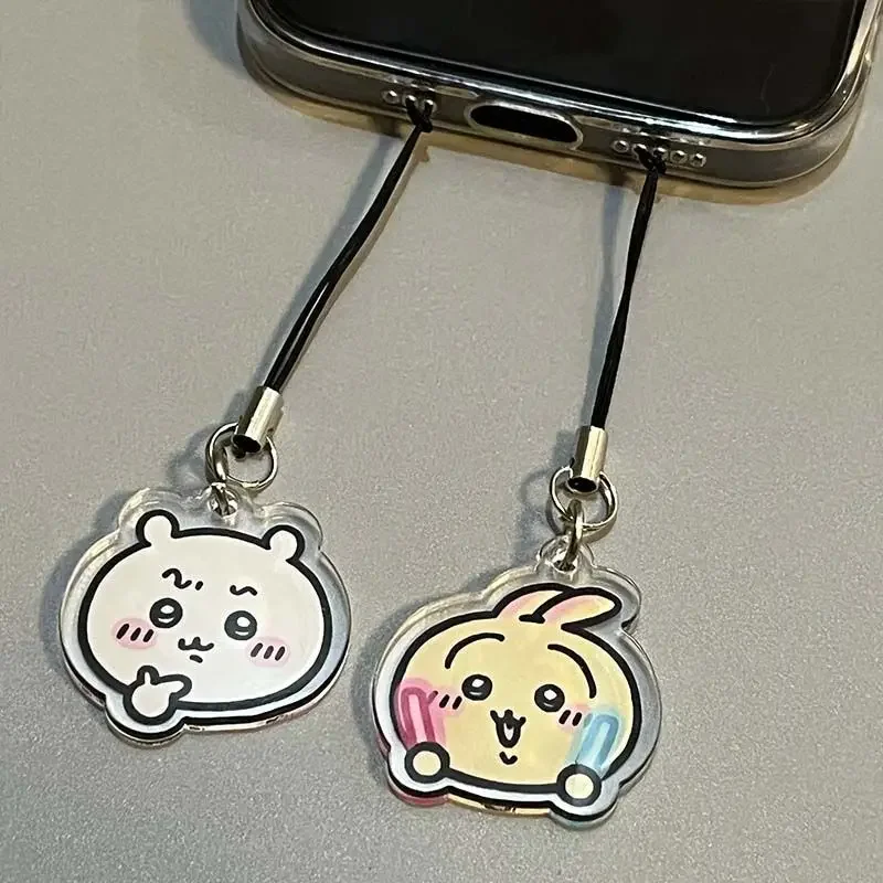 Llavero con colgante de figura de Anime, colgante con cordón para teléfono móvil, accesorios para bolsa, regalos